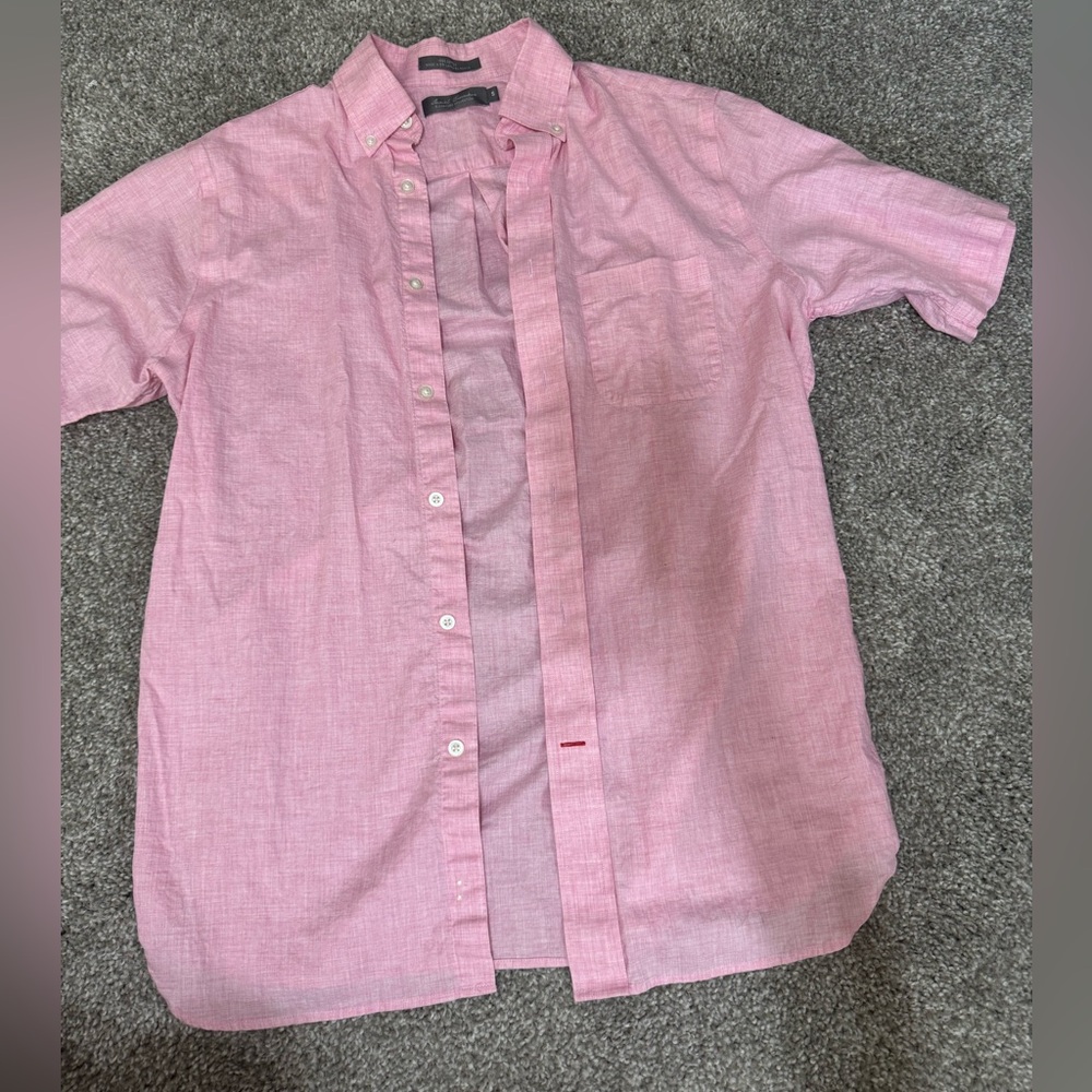 Daniel Cremieux Light Pink Casual Button Down Shirt
